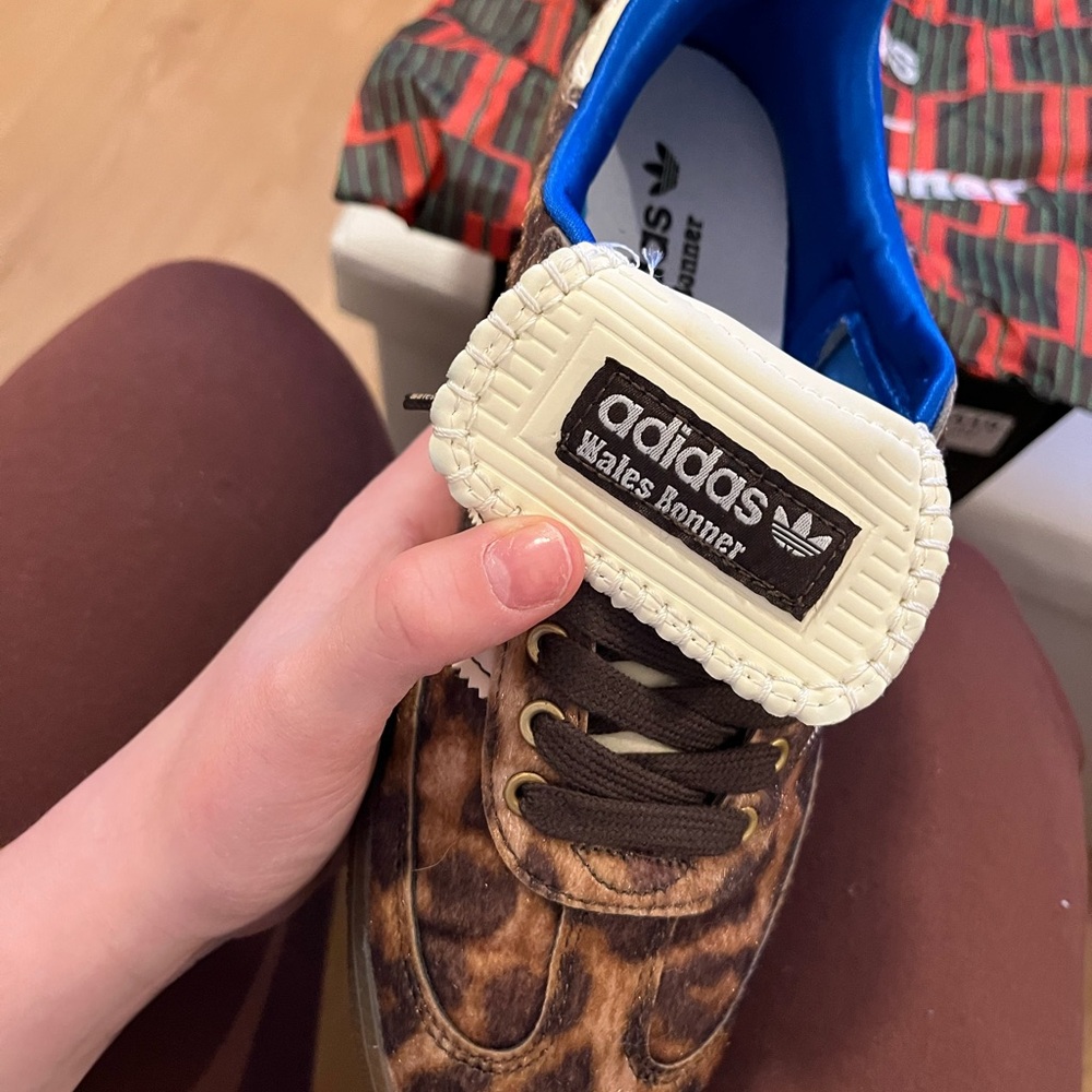 Wales Bonner, Adidas Sambas in Cheetah Print, size 8.5 - Picture 8 of 8